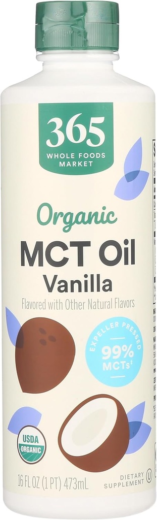 365 by Whole Foods Market, Organic Vanilla MCT Oil, 16 Fl Oz 2