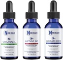 Nano Essential Wellness Bundle Combines 3 mavellous Health Promoting Products: Nano Glutathione, Nano Methyl B-12 & Nano Vitamin D3 2
