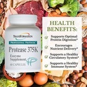 TRANSFORMATION THE GENESIS OF GOOD HEALTH Protease 375K Enzyme Blend Supplement, High-Potency Formula for Protein Absorption & Gut Health, Advanced Enzym Support for Nuttrient Absorption, Non-GMO, 120 3
