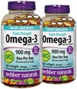 Webber Naturals Triple Strength Omega-3 900mg 200 softgels x 2(2 Bottles) 2