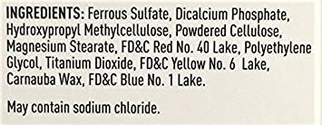Walgreens Iron Slow Release High Potency Ferrous Sulfate 45mg, Tablets, 120 ea 3