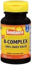 Sundance Vitamins B-Complex 100% Daily Value, 100 Count Each (2) 2