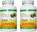 Pure Graviola Annona Muricata, 1000 mg Serving, 120 Vegetable Capsules 4