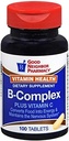 GNP Vitamin Health B-Complex Plus Vitamin C (100 Tablets) 2