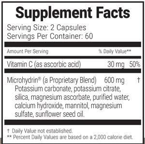 Endurance (formerly Microhydrin) 120caps 3