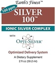 Silver 100 Ionic Silver Complex with Opti-Silver Optimized Delivery System for Immune Support - 100 ppm, 2oz (59.2mL) - Dropper 3