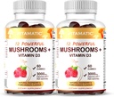Vitamatic Mushroom Complex with D3, 60 Pectin Based Gummies, (Pack of 2) 2