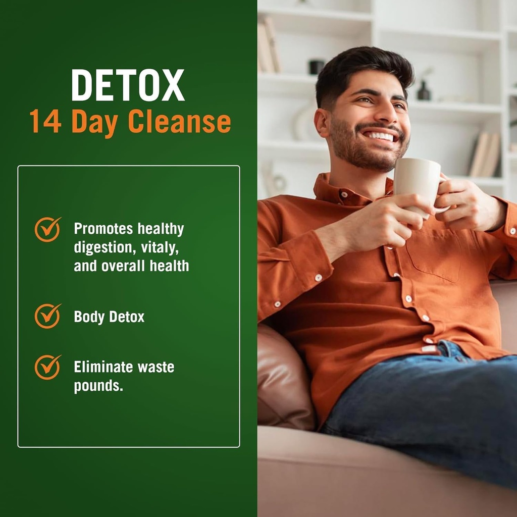 Centuryⁿ Syst𝐞ms The Cleaner Detox, Complete Internal Cleansing Formula, Support Digestive Health, Vegetarian Capsules (Men 14 Days) 4