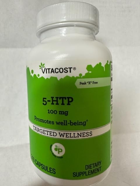 Vitacost 5-HTP - 100 mg - 240 Capsules 5