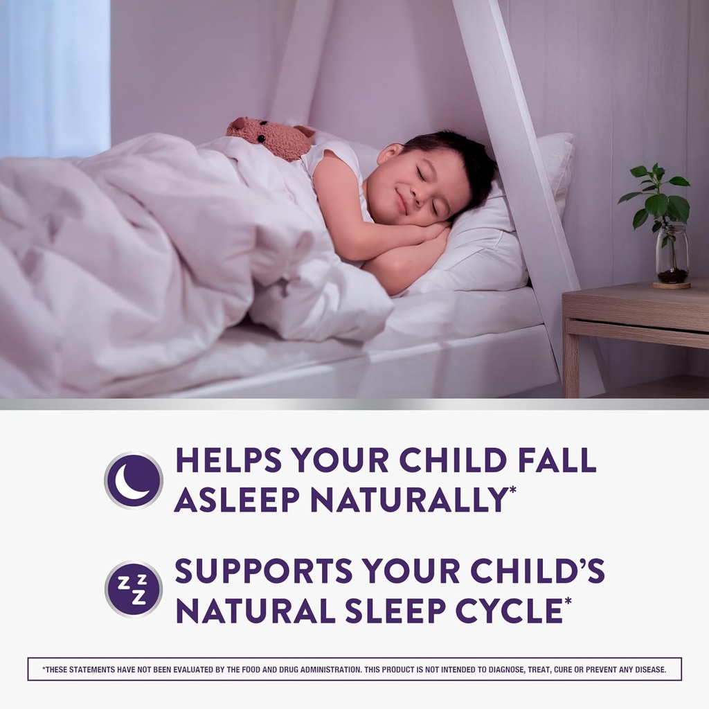 PURE Zzzs Kidz, Kids Melatonin Gummy, Sleep Aid, Low Amount of Melatonin for Kids, with Chamomile and Lavender, Melatonin 1 mg, Melatonin Gummies Kids, Berry Flavored, 72 Sleep Gummies 5