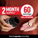 Force Factor Magnesium + L-Theanine, Magnesium Bisglycinate Supplement to Support Bones, Muscles, Nerves, Relaxation, and Mood, Vegan, No Gelatin, Non-GMO, 120 Vegetable Capsules 5