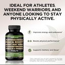 Gade Nutrition Ashwagandha with Maca Root, Horny Goat Weed, Turkesterone, Tribulus Terrestris, Panax Ginseng + Nitric Oxide Booster - Bundle for Energy, Vitality, Performance, Pump 6