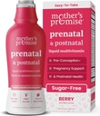 Mother's Promise Prenatal & Postnatal Multivitamin for Women | Sugar Free Liquid Prenatal Vitamins for Women with Folate, Choline & Organic Fruits for Preconception, Pregnancy & Nursing | Vegan 2