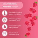 Mother's Promise Prenatal & Postnatal Multivitamin for Women | Sugar Free Liquid Prenatal Vitamins for Women with Folate, Choline & Organic Fruits for Preconception, Pregnancy & Nursing | Vegan 3