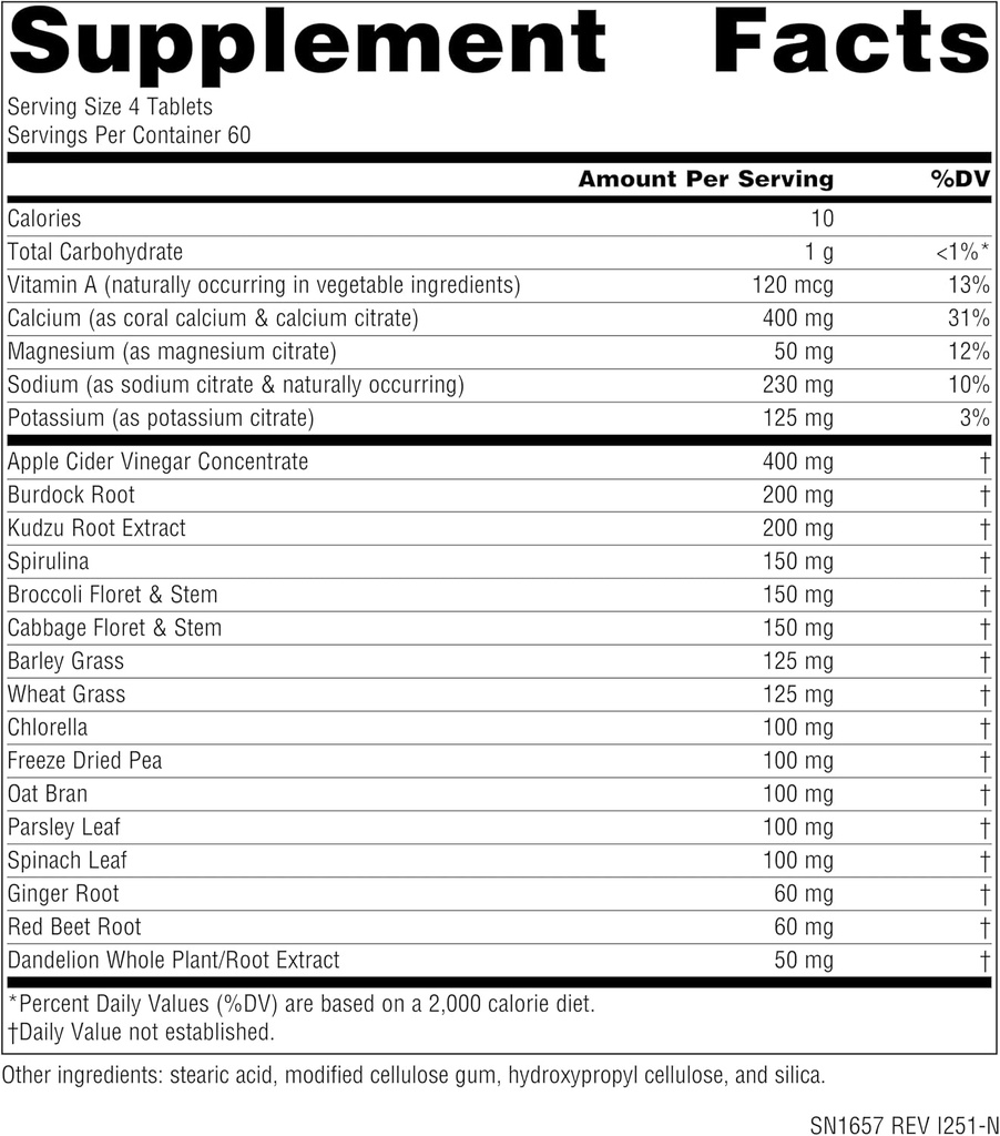 Source Naturals Alkaline Balance to Support PH Balance* - 240 Tablets 3