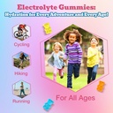 Electrolyte Gummies Sugar Free | Electrolyte Hydration Energy Gummies for Running & Sports - Energy Chews with Calcium & Vitamin C for Kids & Adults, Multiple Mixed Flavors, Gluten-Free, 90 Count 6