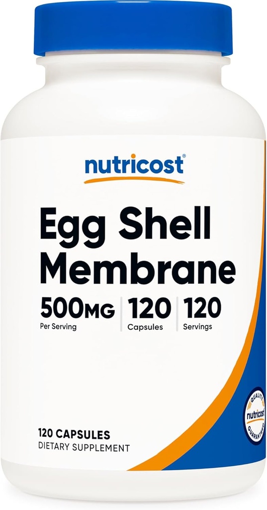 Nutricost Egg Shell Membrane, 500 MG Per Serving, 120 Capsules - GMO Free, Gluten Free 2
