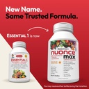 ANDREW LESSMAN Essential-1 nuonce max Multivitamin 2000 IU Vitamin D3 180 Small Capsules. 100 mcg Methyl B12. CoQ10 Lutein Lycopene Zeaxanthin. High Potency. No Additives. Ultra-Mild One Daily Capsule 3