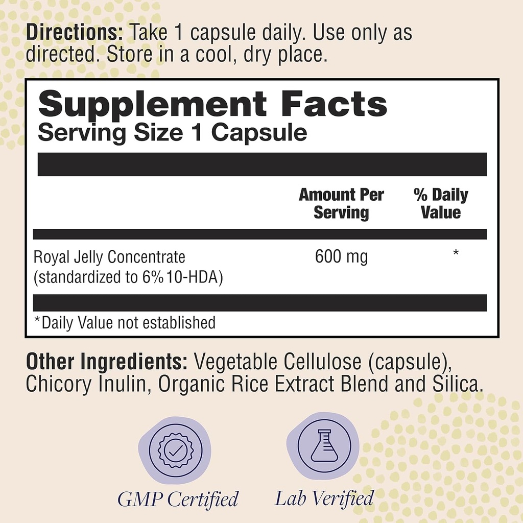 Premier One Royal Jelly 2000mg Minerals, 30 Count 3