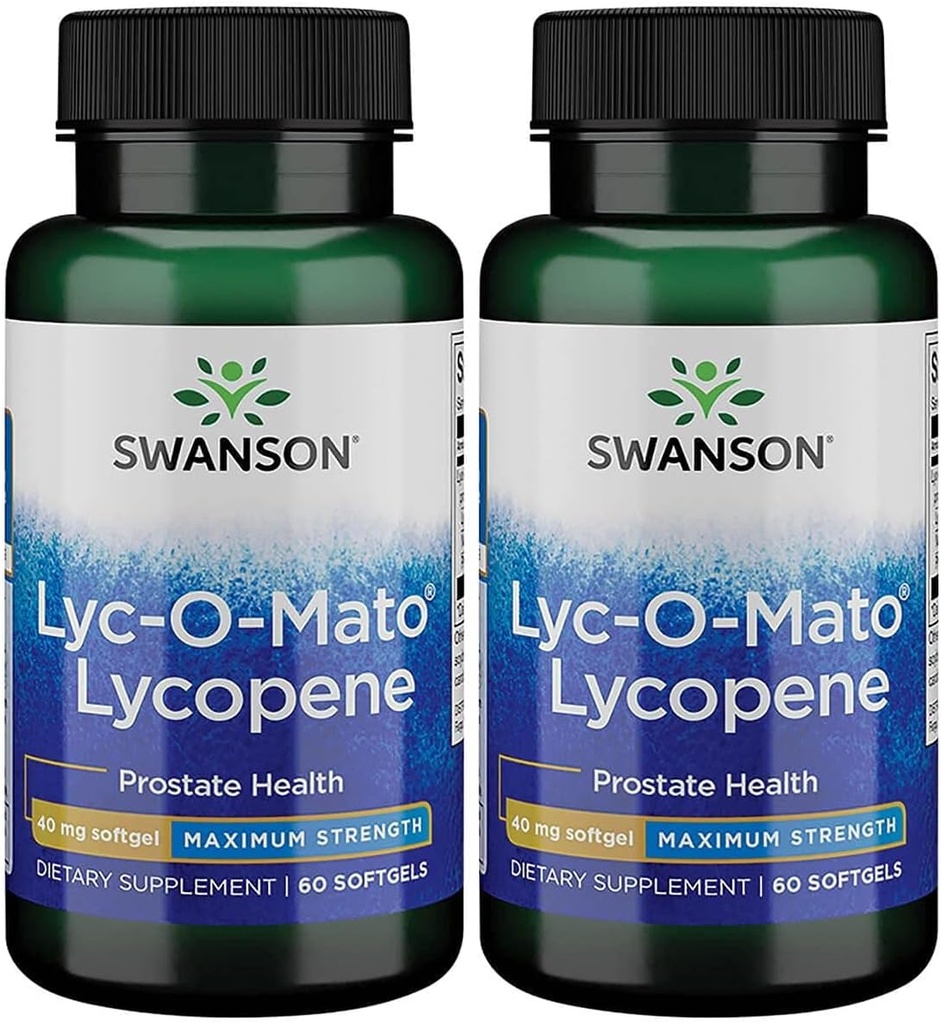 Swanson Super-Strength LYC-O-Mato Lycopene 40 Milligrams 60 Sgels (2 Pack) 2