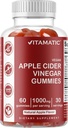 Vitamatic Magnesium & Apple Cider Vinegar Gummies - 60 Vegan Count Each 4