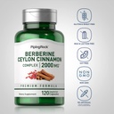 Piping Rock Berberine with Ceylon Cinnamon Supplement | 2000 mg | 120 Capsules | Vegetarian Complex | Non-GMO, Gluten Free 4