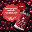 Urinary Tract Supplement Duo, Killer Cranberry Capsules & Urinary Harmony Gummies - UT Defense blends, D-mannose & Hibiscus + Cranberry, Pine Bark, Propolis & Vitamin D, Clinical Strength Ingredients 5