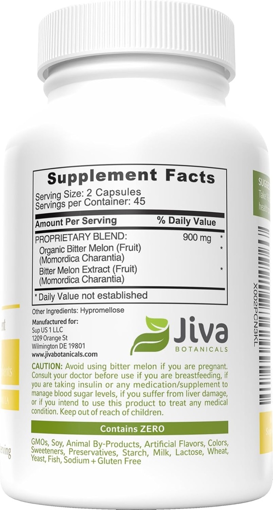Jiva Botanicals Bitter Melon Capsule 4