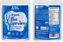 Organic Blue Spirulina Powder - 8oz - Odorless - from Blue Green Algae - Vegan, Non GMO, Gluten-Free, Dairy-Free - USDA Certified Natural Blue Coloring for Smoothies & Protein Drinks 3