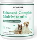 Dog Vitamins and Supplements Probiotics Powder 1LB - Enhanced Complete Multivitamin for Dogs Homemade Dog Food Supplement Supports Immune, Skin & Coat, Digestion with Vitamins, Omega-3, Probiotics 2