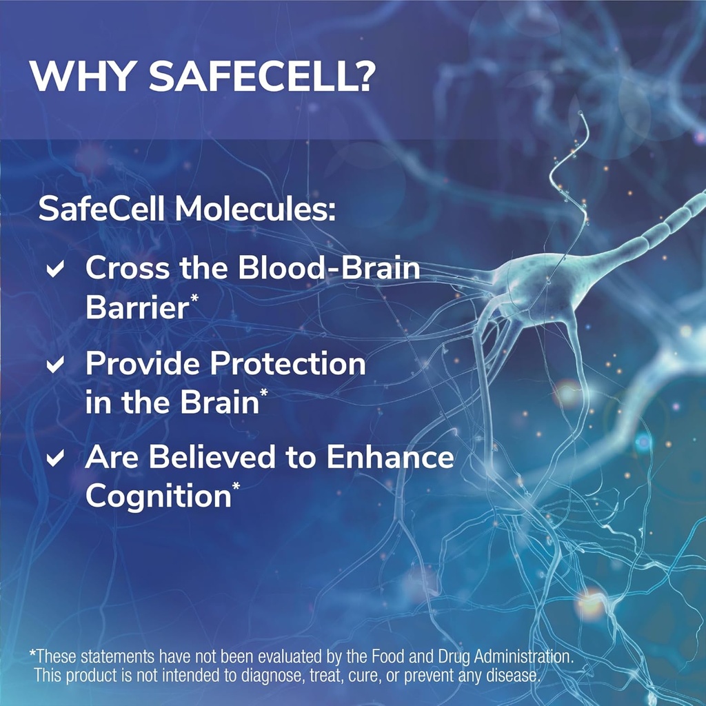 Tesseract Medical Research SafeCell S-Acetyl Glutathione Supplement for Cellular Health Support, Powerful Antioxidant to Help Neutralize Free Radicals, Hypoallergenic, 300mg, 60 Vegetarian Capsules 6
