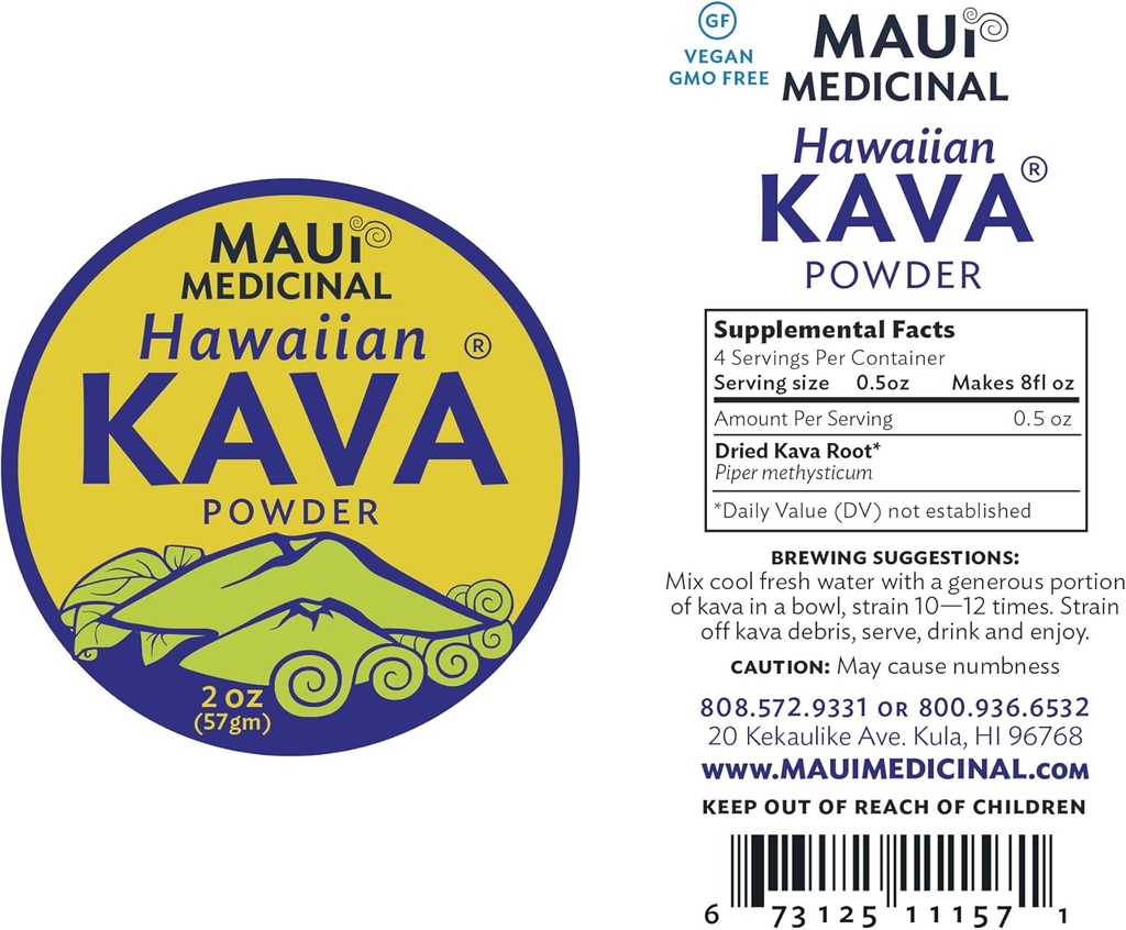 Hawaiian Kava Root Powder 2oz. 5