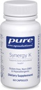 Pure Encapsulations Synergy K - with Vitamin K1, K2 & D3 - Supports Bones, Blood Vessels, Vascular Elasticity & Calcium Utilization* - Includes Cholecalciferol - Gluten Free & Non-GMO - 60 Capsules 2