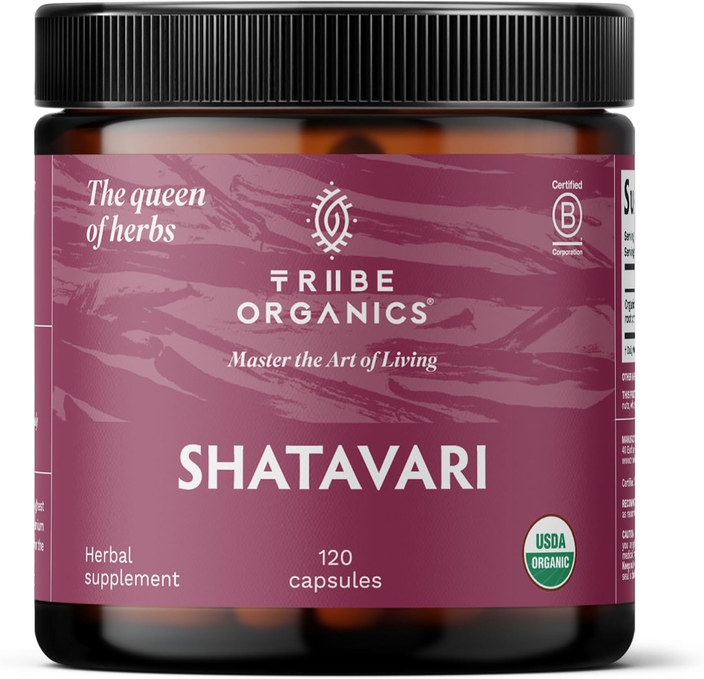 TRIBE ORGANICS Hormonal Wellness Duo - Ashwagandha & Shatavari Capsules - Supports Women’s Wellness and Balance 6