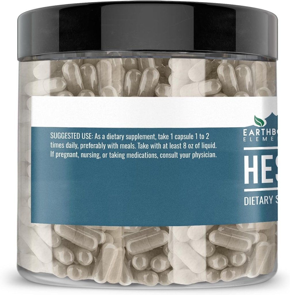 Earthborn Elements Hesperidin 200 Capsules, Pure & Undiluted, No Additives 4