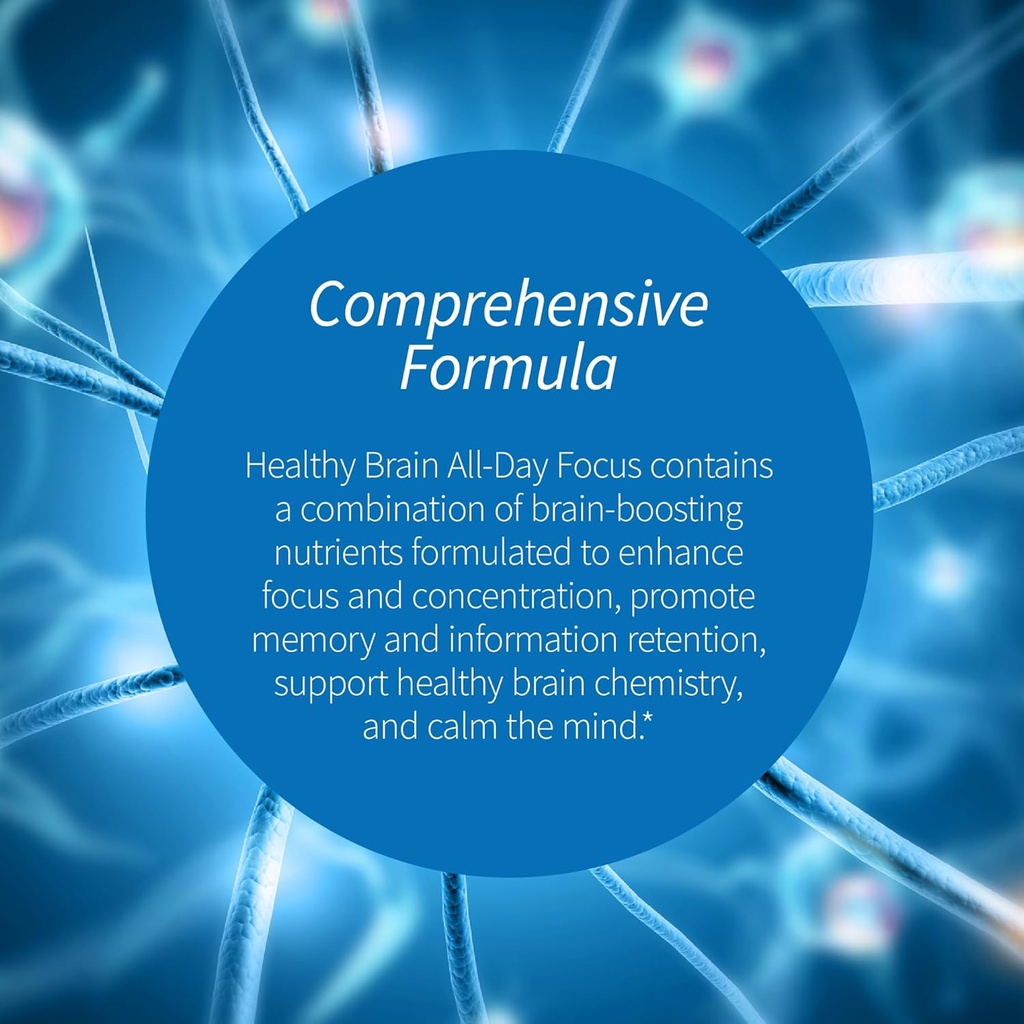 Applied Nutrition Healthy Brain All-Day Focus - 50 Tablets, Pack of 2 - Powerful 3-in-1 Brain Booster with Turmeric Extract - 50 Total Servings 4