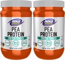 NOW Sports Nutrition, Pea Protein 24 g, Easily Digested, Unflavored Powder, 12-Ounce (Pack of 2) 2