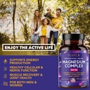 Plant.O Premium Magnesium Supplement [Vegan Oxide & Citrate, 500mg] High Absorption Complex for Sleep, Calm, Muscle Relaxer, Natural Energy, Non-GMO 120 Veggie Capsules 5