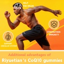 COQ10 Gummies - CoQ10 500mg + Omega-3 EPA/DHA + Magnesium Glycinate + Zinc Citrate, to Support Heart Health, Energy Production, Immune System & Mineral Absorption, 30 Servings 6