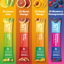 IQBAR Brain and Body Keto Protein Bars - 12 Count Chocolate Lovers Variety Low Carb, Vegan Bars & IQMIX Sugar Free Electrolyte Powder Packets - 8 Count Sampler Pack Keto Electrolytes with Lions Mane 3