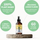 Sprout Living Organic Vitamin D3 5000 IU (Lichen) Spray for Immune Support & Bone Health | Trace Minerals with Real Lemon & Citrus Extract, Sugar Free (2 FL OZ, 60 Servings) 4