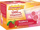 Emergen-C (30 Count, Raspberry Flavor, 1 Month Supply Dietary Supplement Fizzy Drink Mix with 1000mg Vitamin C, 0.32 Ounce Packets, Caffeine Free (Pack of 2) 3