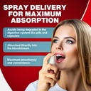 Vitamin B12 Energy Spray, Methylcobalamin with Folic Acid Sublingual Liquid Complex for Focus, & Metabolism, Nano Technology Instant Absorption and Custom Dosage (4 oz - 120 Servings) 4