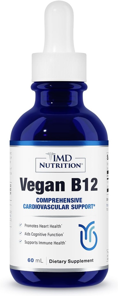1MD Nutrition Vegan Vitamin B12 I 5000mcg Methylcobalamin Supplement | Energy, Immune Support 2