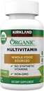 KIRKLAND Signature USDA Organic Multivitamin, 80 Coated Tablets 2