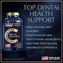 Dental Probiotics for Teeth and Gums - Fresh Breath Lactobacillus Salivarius Probiotic for Women and Men - Oral Probiotics for Mouth Bad Breath Dental Probiotic for Mouth Health - 45 Mint Tablets 4