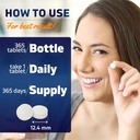 Vitamatic Sodium Chloride 1000mg – 365 Tablets Electrolyte Replenisher & Hydration Support – Non-GMO, Gluten-Free 4