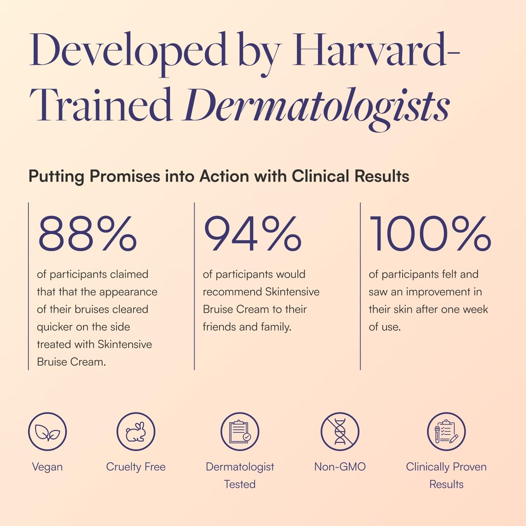 SKINTENSIVE Arnica Bruise Cream for Thin Skin - Moisturizing, Vitamin K C and E, Skin Renewal, 4 Oz 5