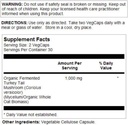 SOLARAY Fermented Turkey Tail Mushroom Supplement 1000mg - Overall Wellness Support - Turkey Tail Mushroom Capsules with Organic Mushrooms - Vegan, Non-GMO, Lab Verified, 60-Day Guarantee, 30 Servings 4