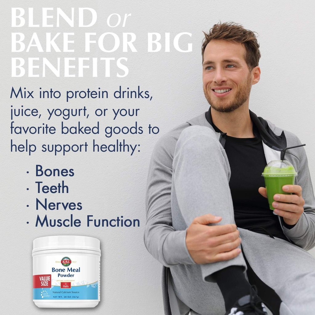 KAL Bone Meal Powder & Nutritional Yeast Bundle | 20oz & 22oz 4